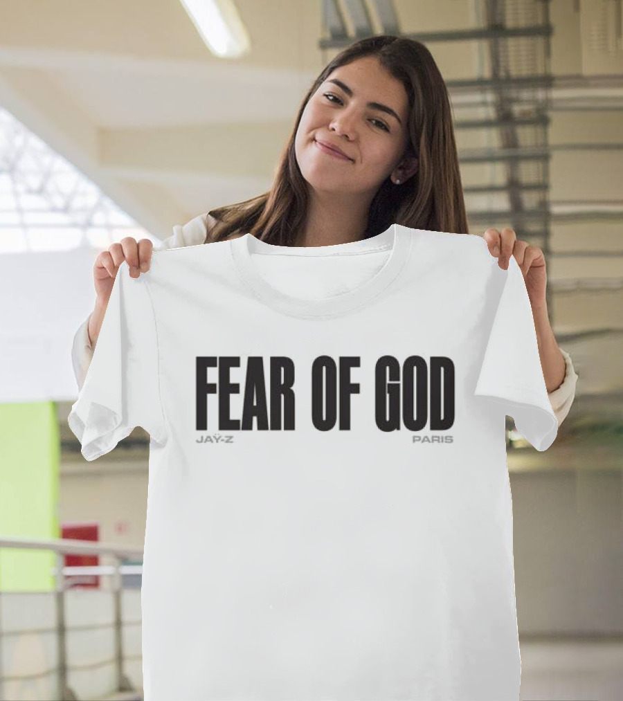 Fear Of God Jay Z Paris Roc Nation Store Pocketless T-Shirt