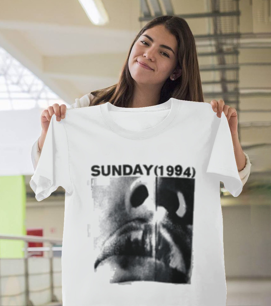 Sunday 1994 The Debut Tour Vintage Nostalgia Black And White Face T-Shirt