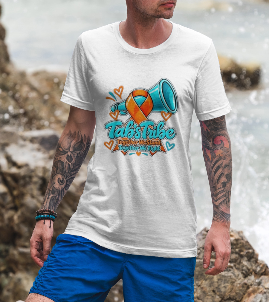 Tab's Tribe Orange Ribbon Together We Stand Fight T-Shirt