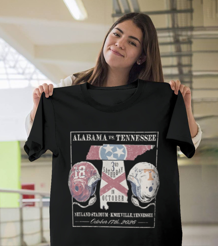 Alabama Vs Tennessee October 17th 2020 NCAA Football Rivalry Neyland Stadium Knoxville T-Shirt