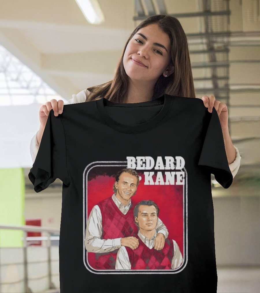 Connor Bedard Patrick Kane Chicago Step Brothers Hockey T-Shirt