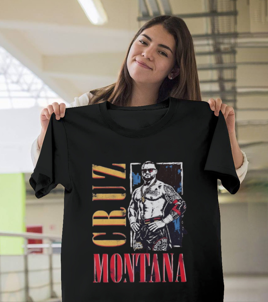 Cruz Montana WWE NXT Wrestling Solid T-Shirt