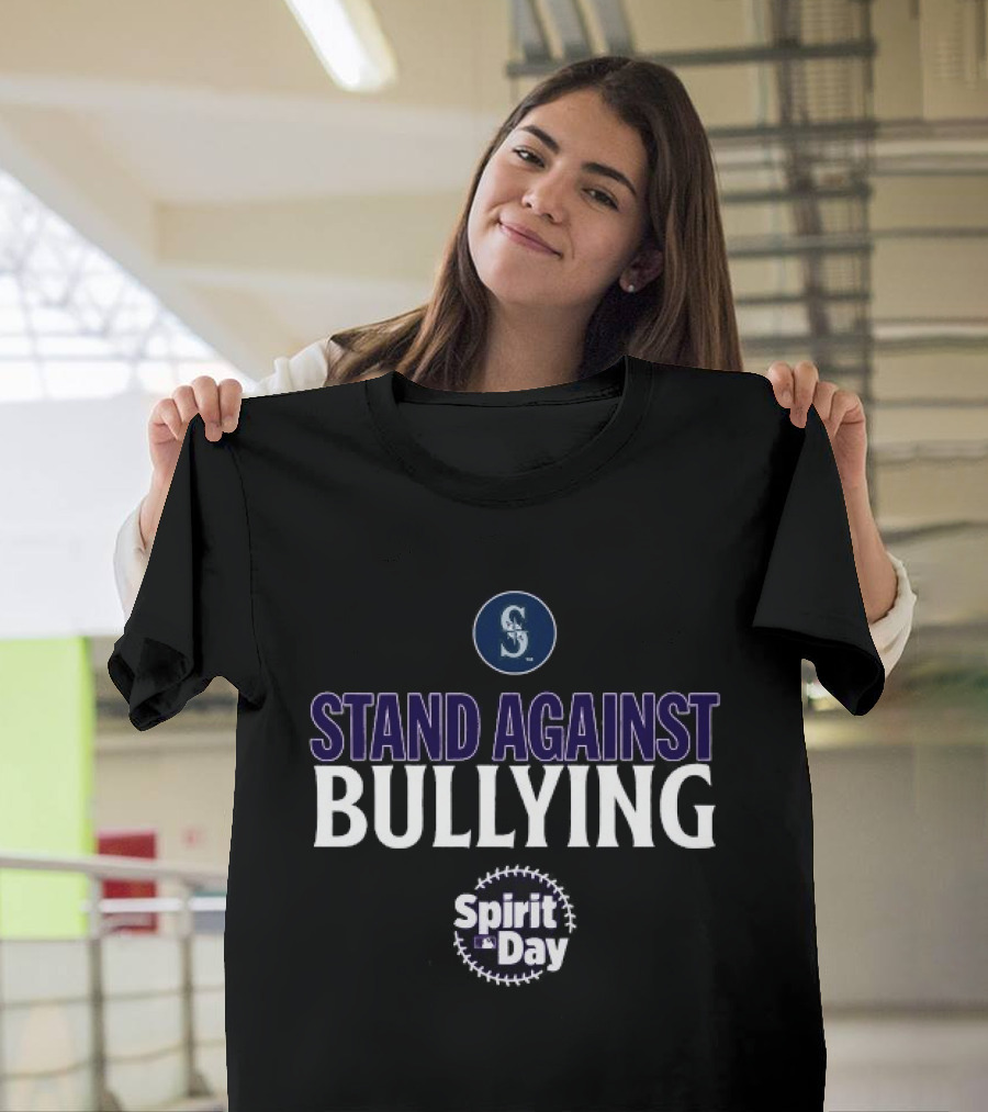 Seattle Mariners Spirit Day Stand Against Bullying MLB T-Shirt