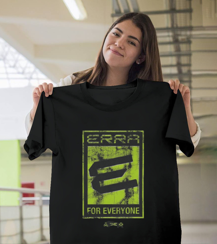 Erra For Everyone Grunge E Xbox Gaming T-Shirt
