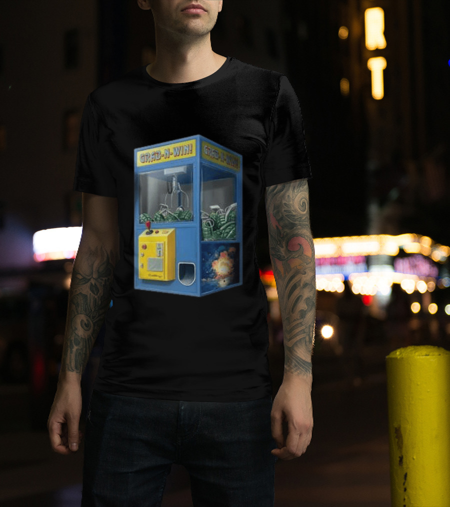 The Wynwood Walls Store Grab N Win Leon Keer Claw Machine Explosion T-Shirt