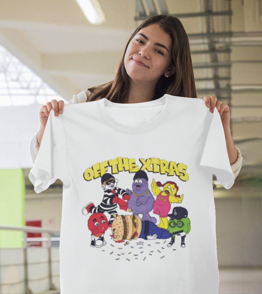 Geezy World Store Trappy Meal Off The Xtras Characters T-Shirt