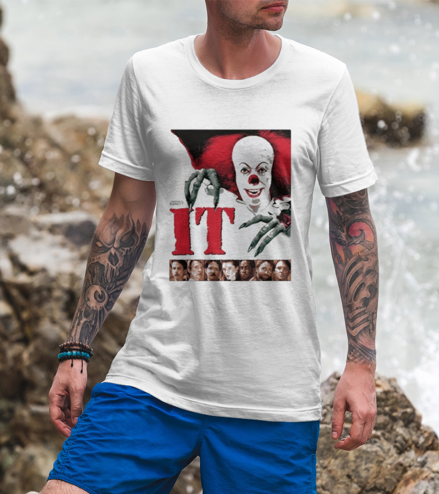 IT Eternal Grin Pennywise Creepy Clown Horror Movie T-Shirt