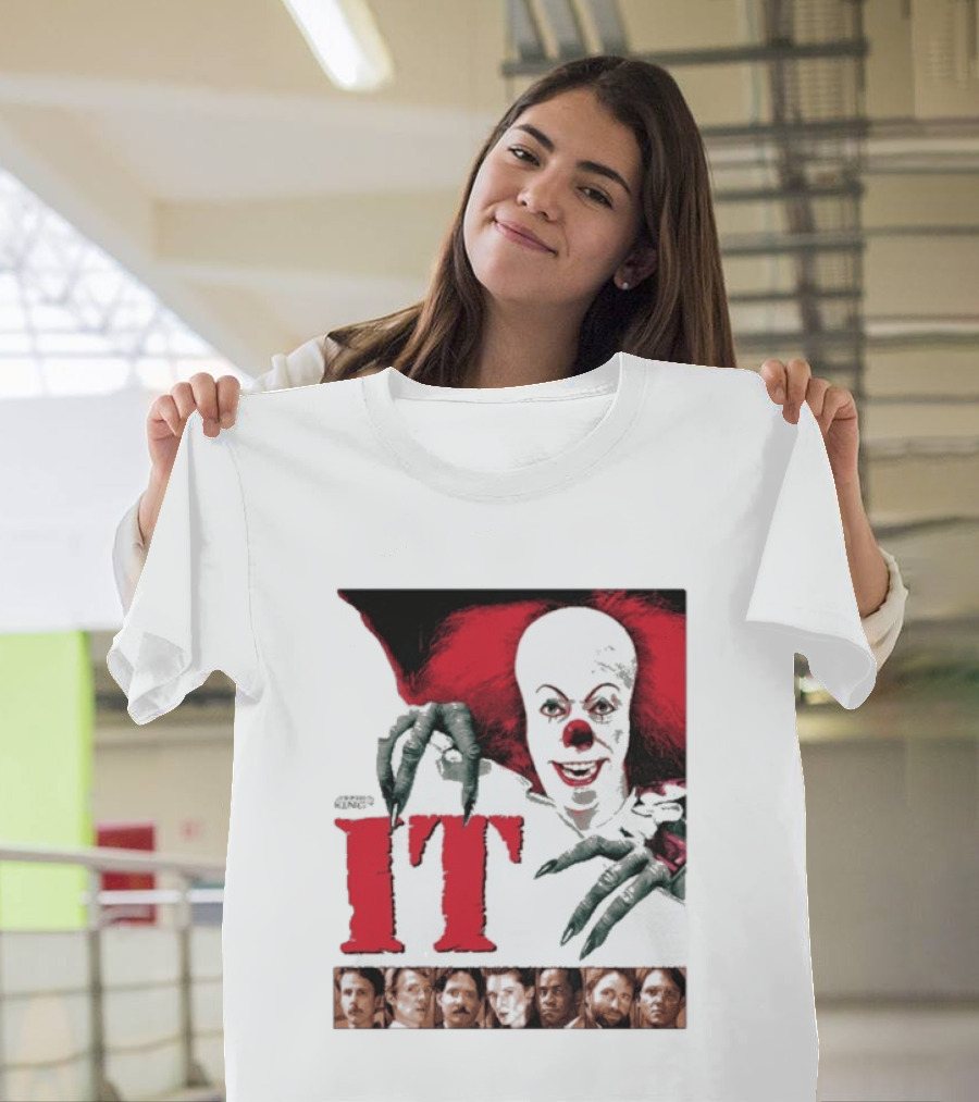 IT Eternal Grin Pennywise Creepy Clown Horror Movie T-Shirt