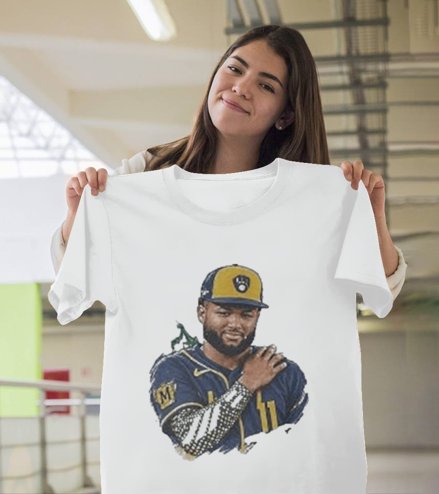 Milwaukee Brewers Jackson Chourio Praying Mantis NLCS 2026 Baseball T-Shirt