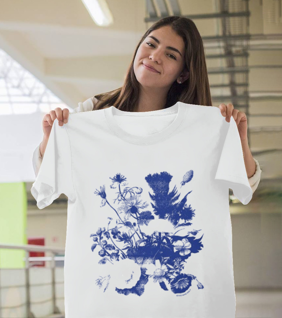 Jessie Ware Superbloom Longsleeve Blue Floral T-Shirt