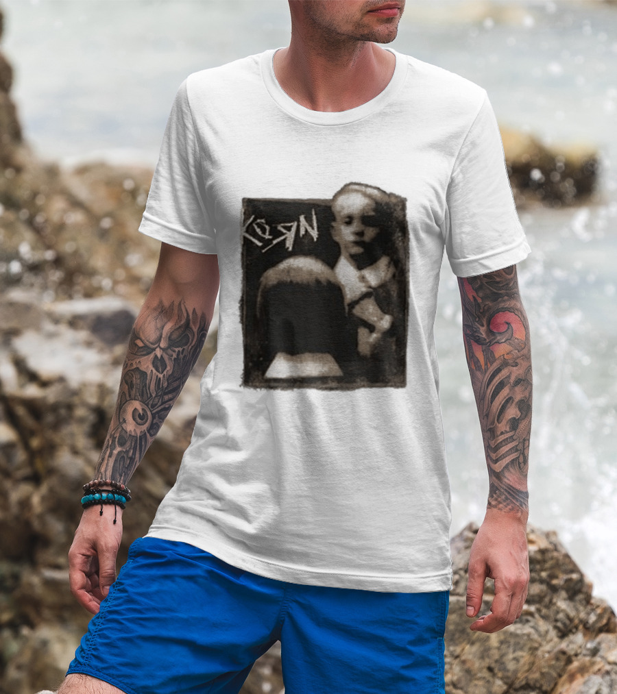 Korn Life Is Peachy 30th Anniversary Mirror Album Cover T-Shirt