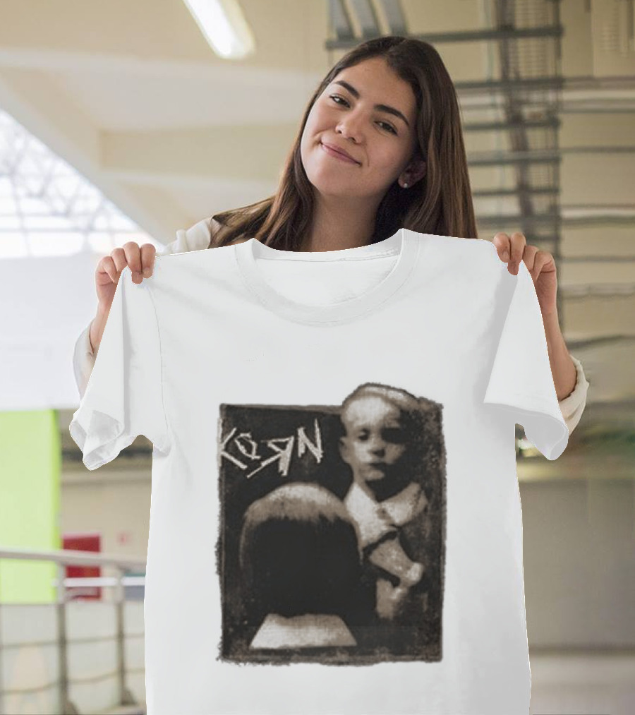 Korn Life Is Peachy 30th Anniversary Mirror Album Cover T-Shirt