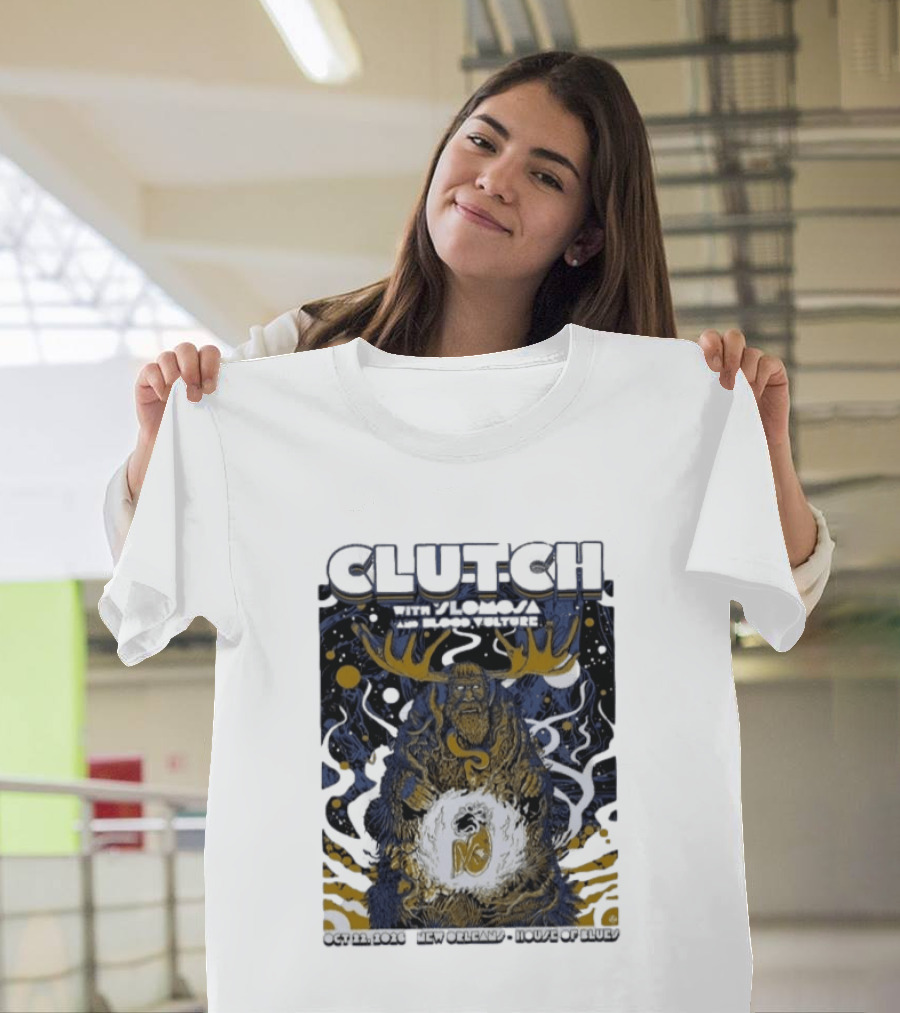 Clutch The Lobo Event New Orleans House Of Blues October 2026 T-Shirt