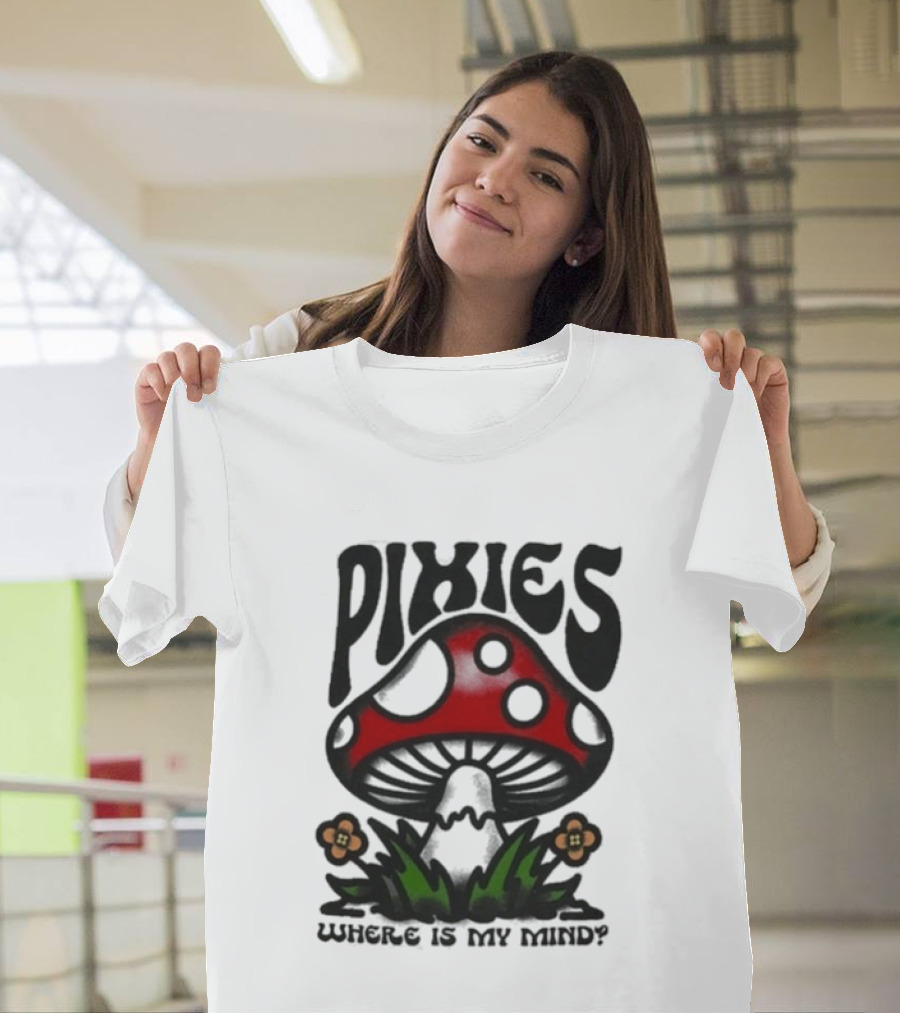 Pixies Where Is My Mind Mushroom T-Shirt