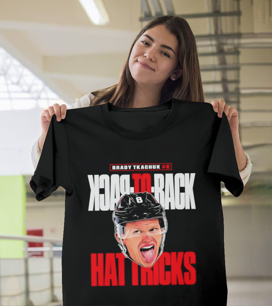 Brady Tkachuk Back To Back Hat Tricks T-Shirt