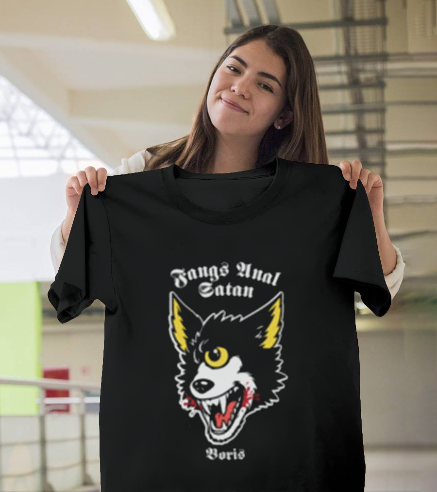 Boris Fangsanalsatan Yellow Eared Wolf Head Tour 2026 T-Shirt