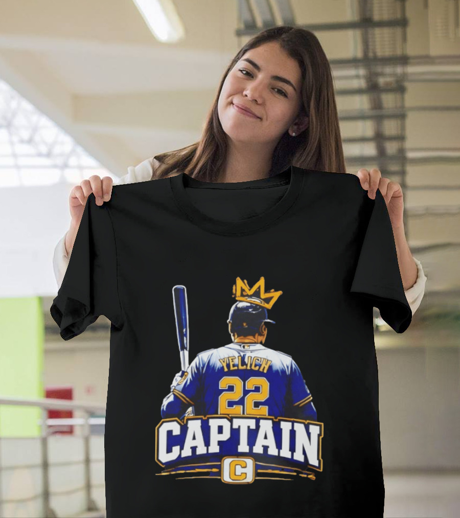 Yelich 22 Captain C Milwaukee Brewers NLCS 2026 T-Shirt
