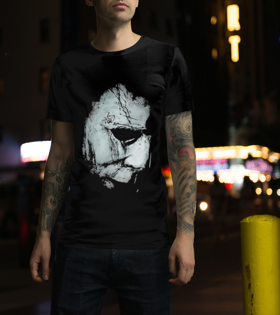 Michael Myers Mask Halloween Horror T-Shirt