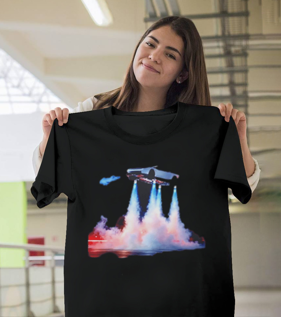 Tesla Flying Car Rocket Launch Innovation T-Shirt