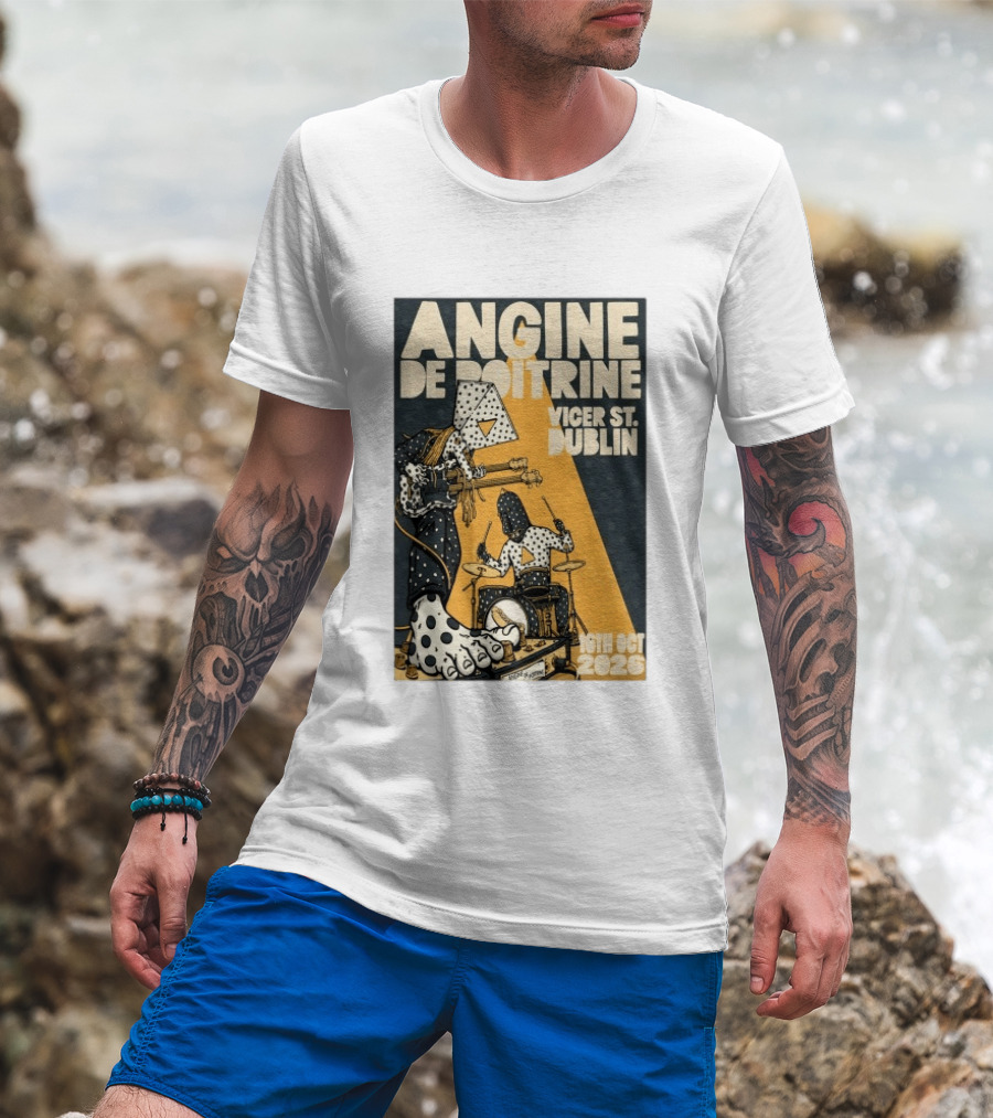 Angine De Poitrine Vicar Street Dublin 16th October 2026 T-Shirt