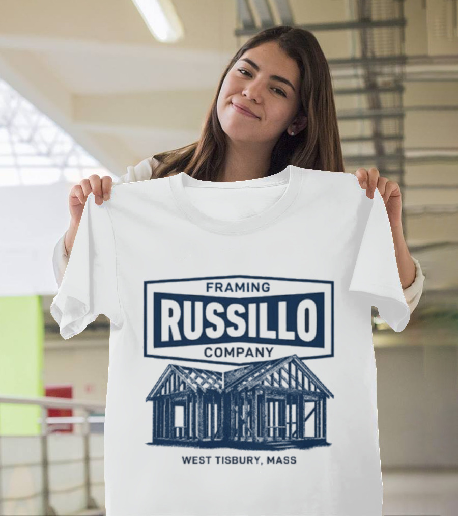 Russillo Framing Company West Tisbury Mass Building T-Shirt