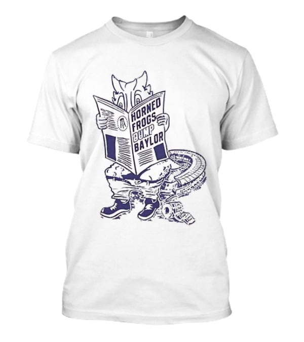 TCU Horned Frogs Dumped Baylor Newspaper Frog T-Shirt