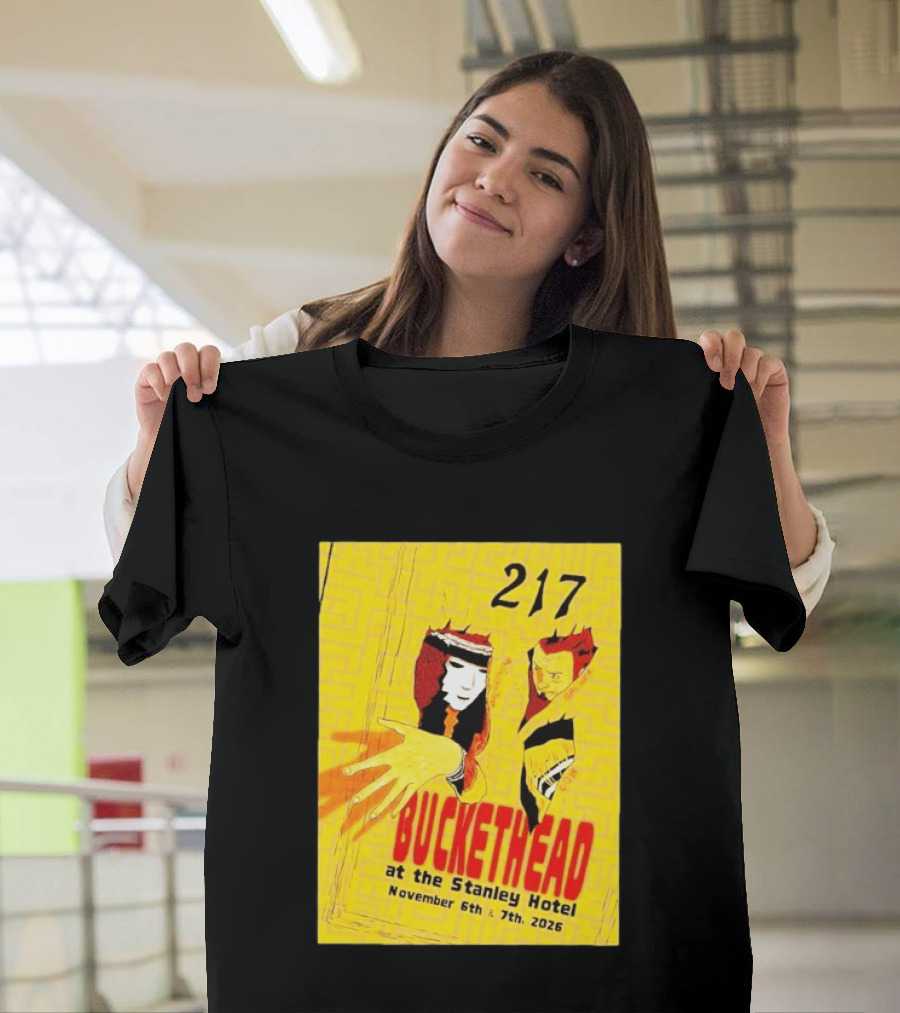 Buckethead 217 At The Stanley Hotel November 6th & 7th 2026 T-Shirt