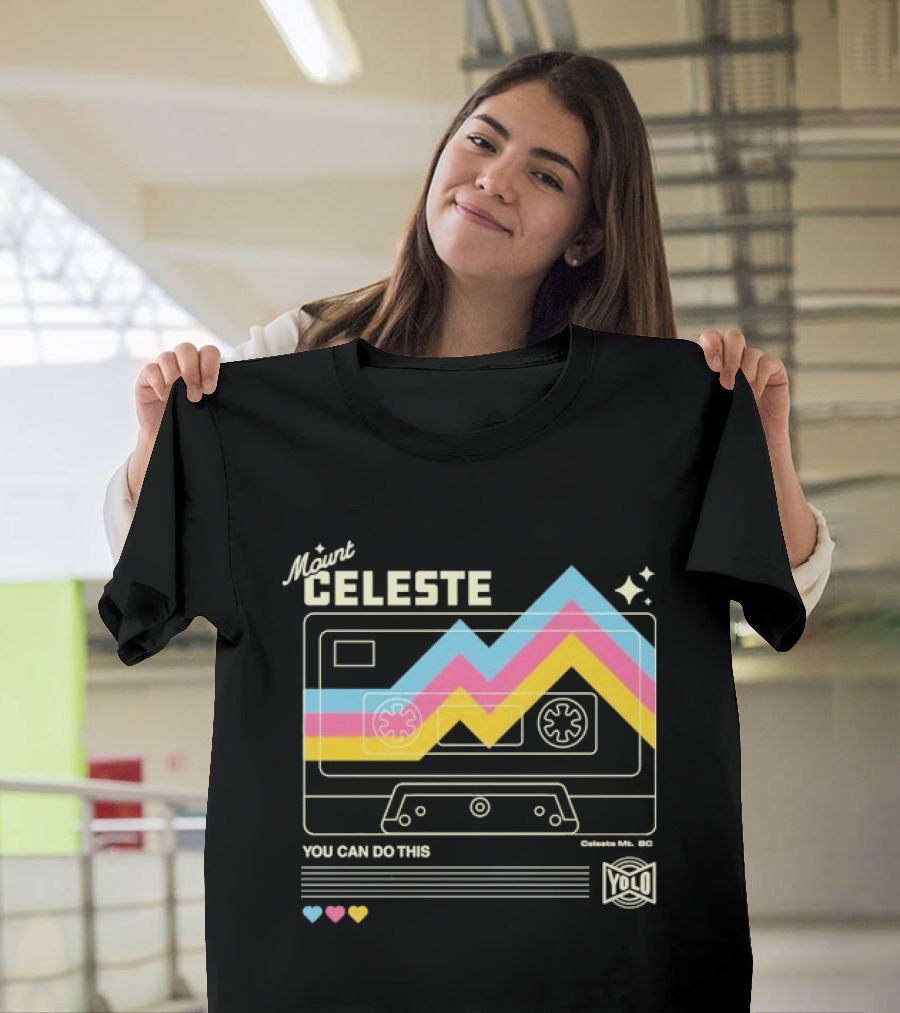 Mount Celeste You Can Do This Retro Cassette Tape T-Shirt