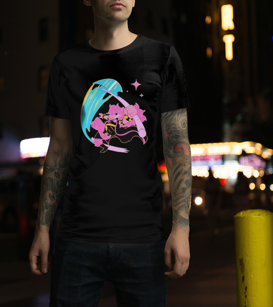 Deltarune Rudebuster Axe Character Slash Attack T-Shirt