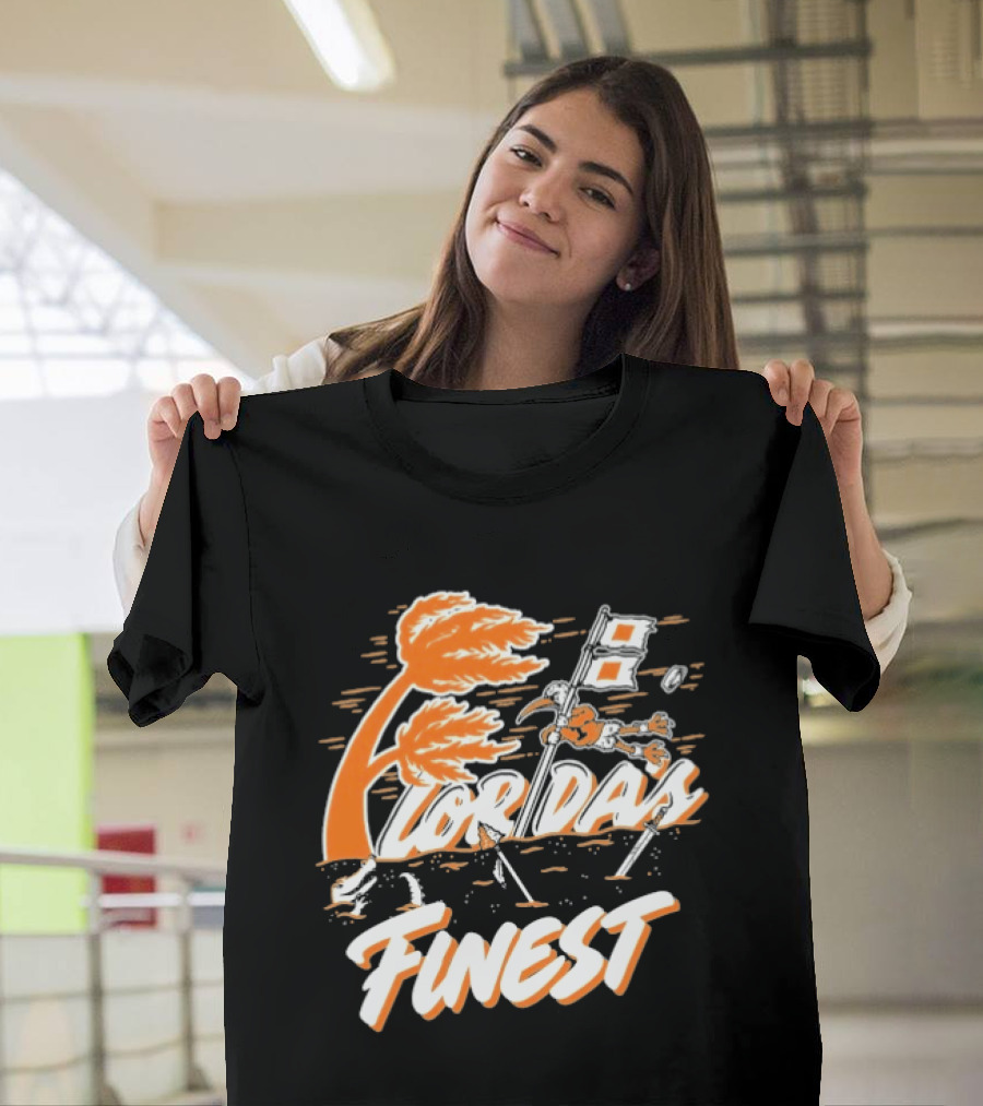 Miami Hurricanes Florida's Finest Palm Tree T-Shirt