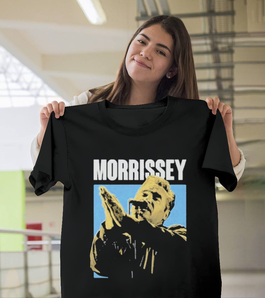 Morrissey Pop Praise Iconic Clapping Microphone T-Shirt