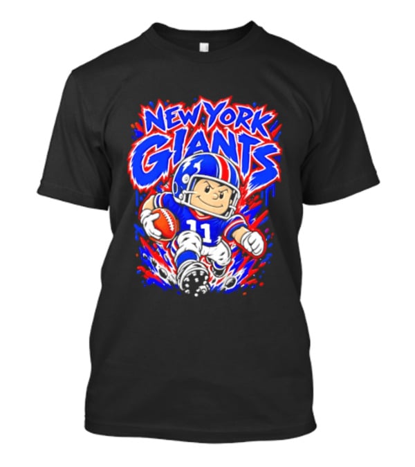 New York Giants Cartoon Player Number 11 Football NFL T-Shirt