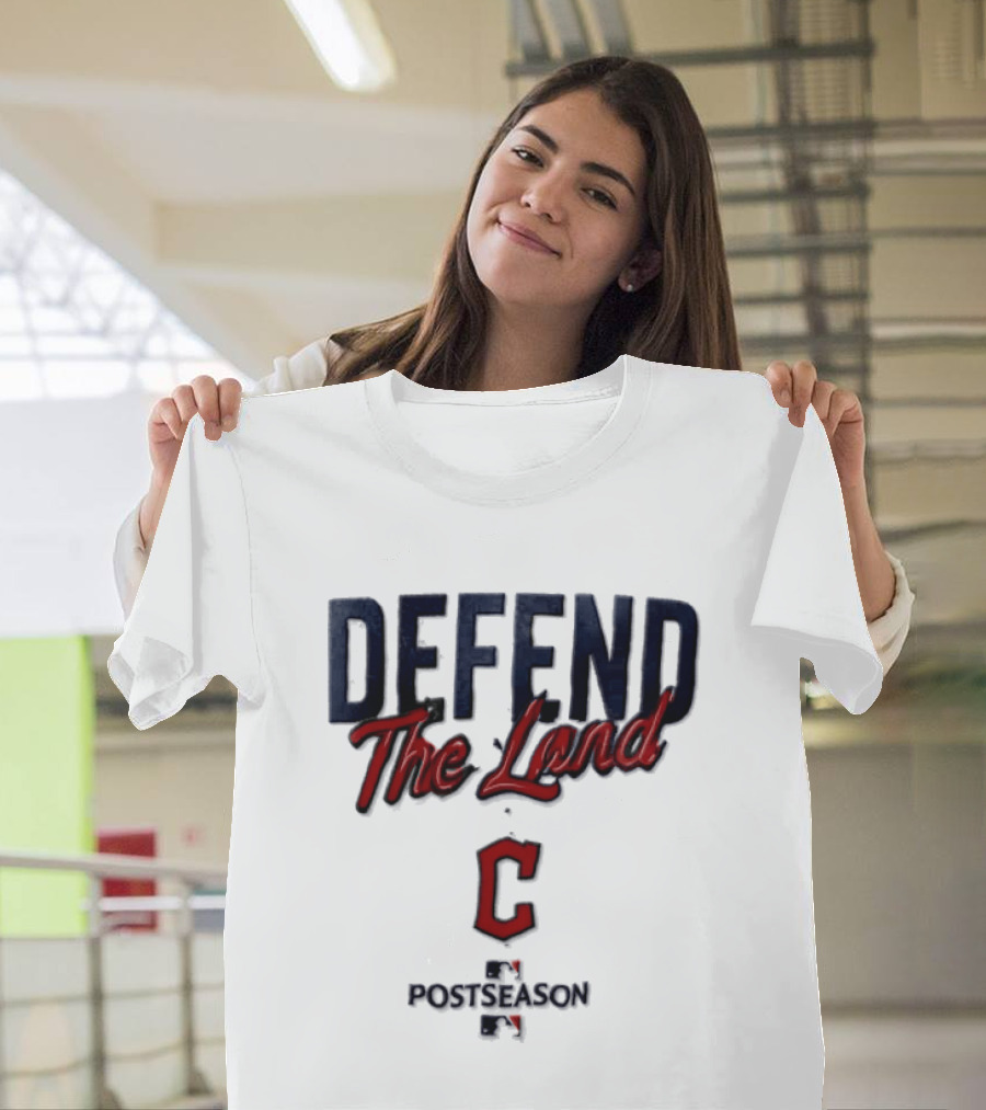 Cleveland Guardians Defend The Land Postseason C T-Shirt