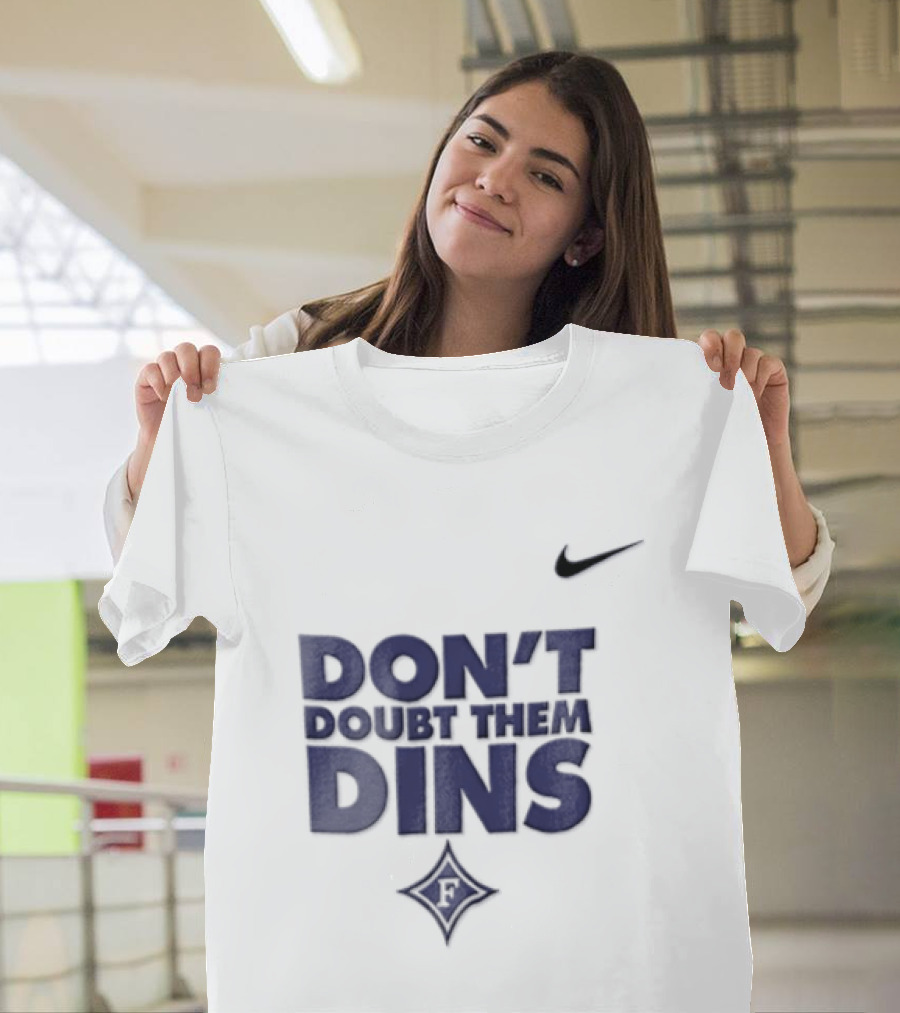 Nike Don't Doubt Them Dins Furman Paladins Purple Diamond T-Shirt