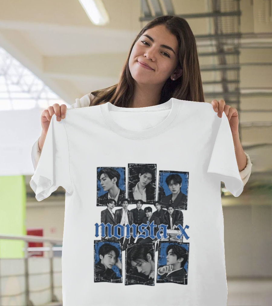 Monsta X World Tour The X Nexus Concert Photos Collage T-Shirt