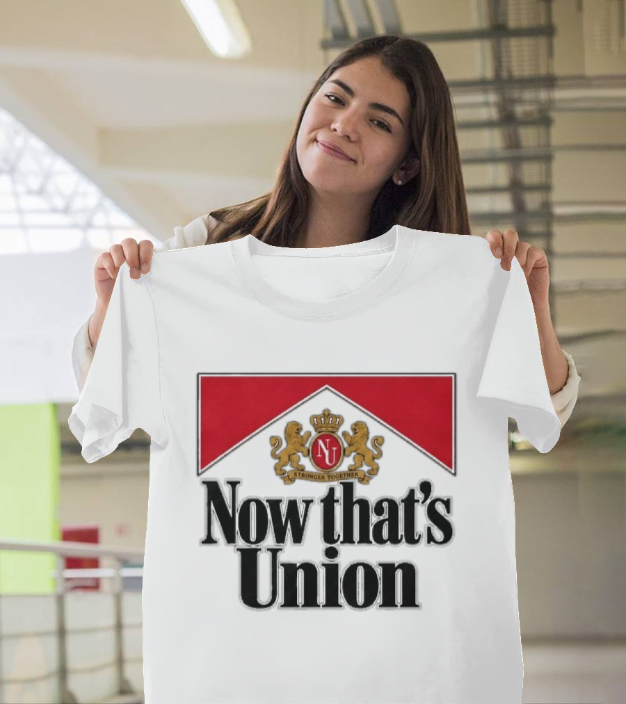 Now That's Union Stronger Together NU Lions Crest T-Shirt
