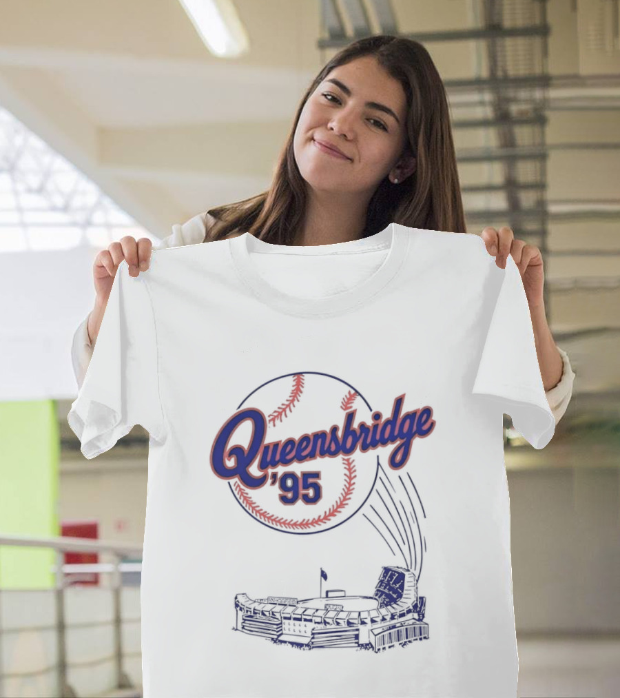 Queensbridge '95 New York Stadium Baseball 1995 T-Shirt