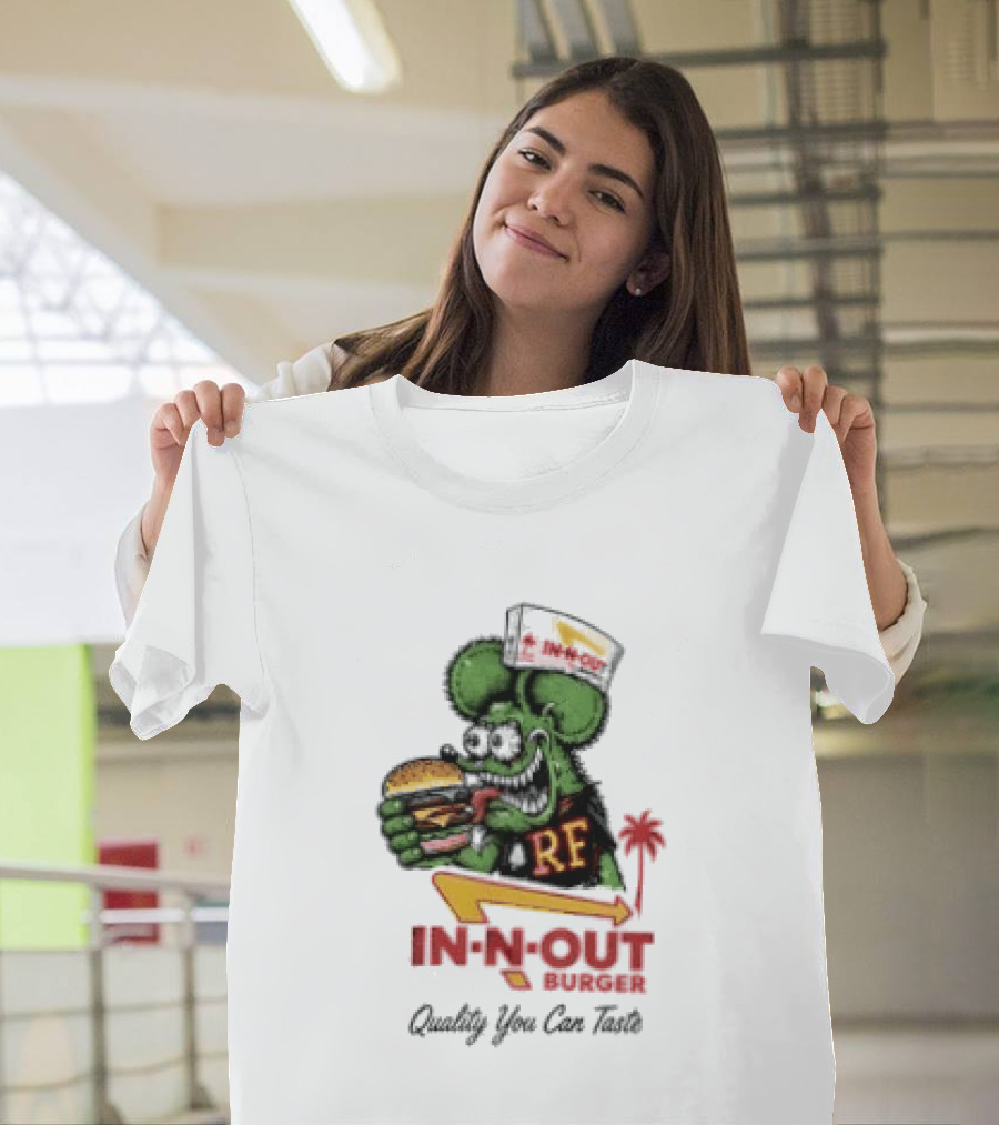 Rat Fink In N Out Burger Quality You Can Taste Collaboration T-Shirt