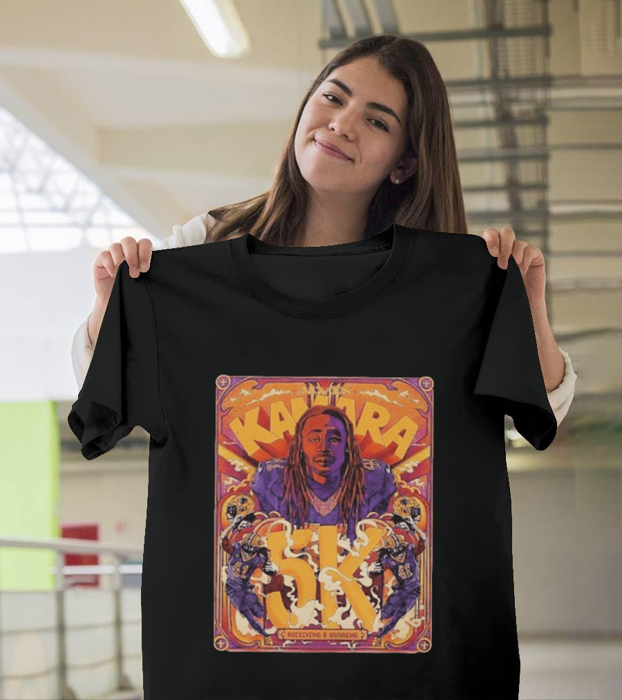 Kamara 5K Receiving & Rushing New Orleans Saints T-Shirt