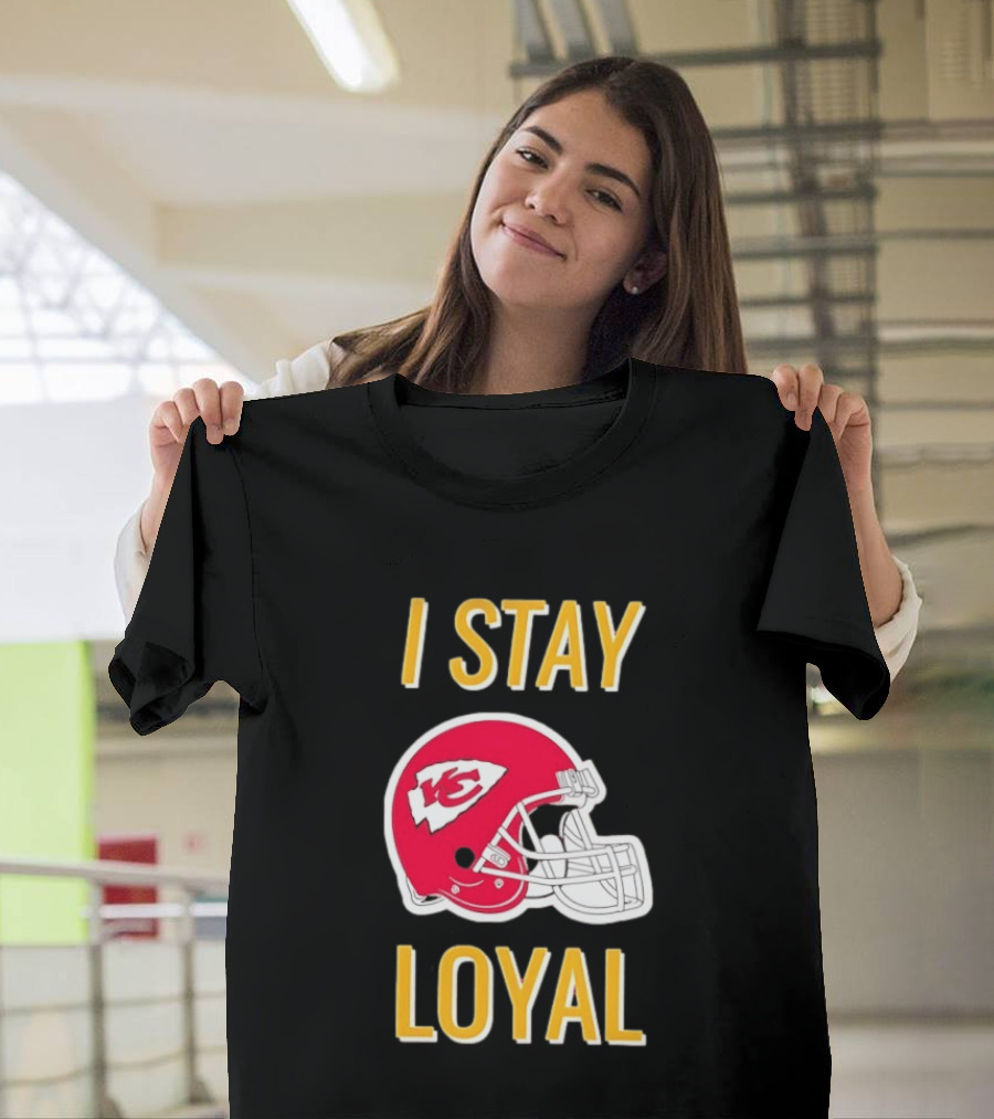 Kansas City Chiefs I Stay Loyal Red Helmet T-Shirt