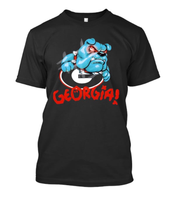 Georgia Bulldogs Spiked Bulldog Halloween UGA G T-Shirt
