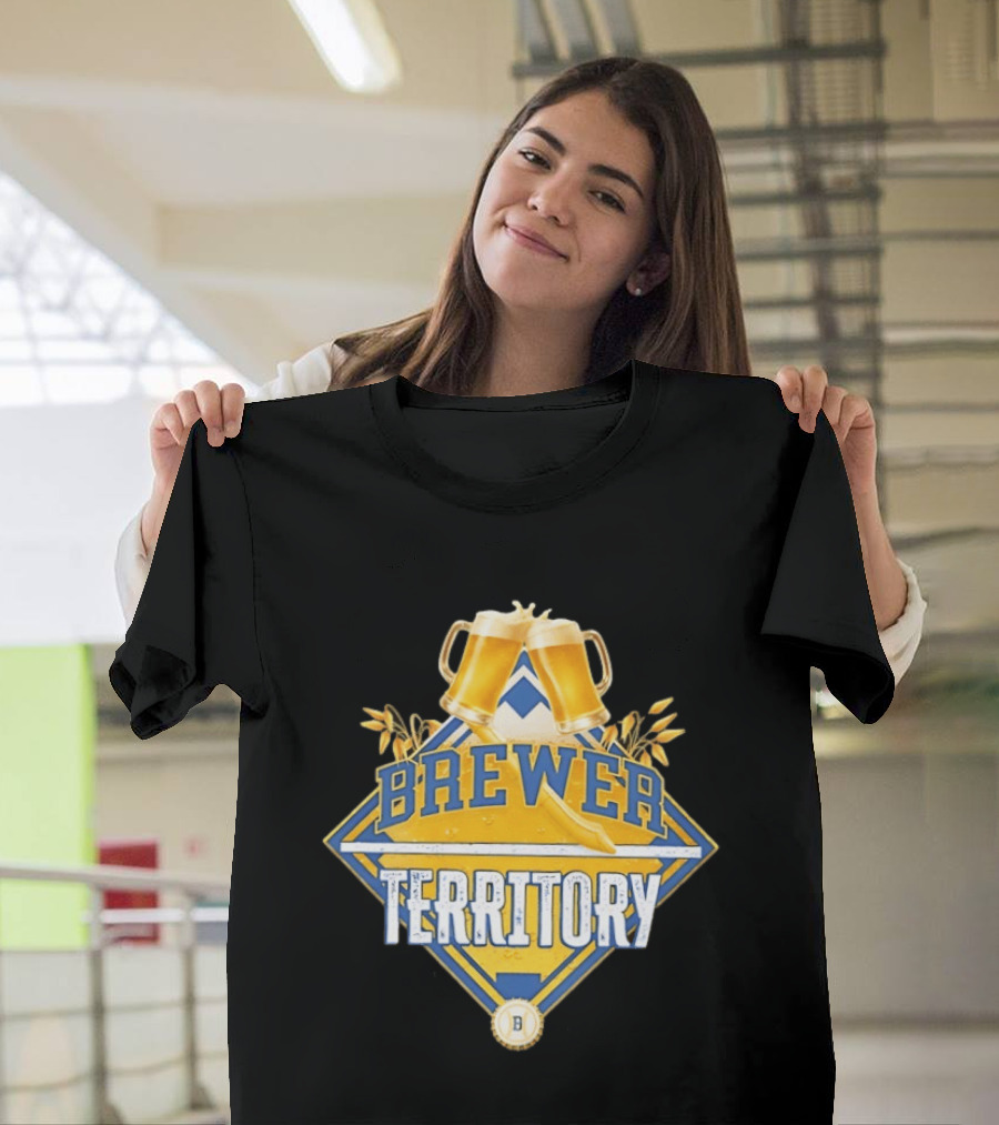 Milwaukee Brewers Brewer Territory MLB Fan Gear T-Shirt