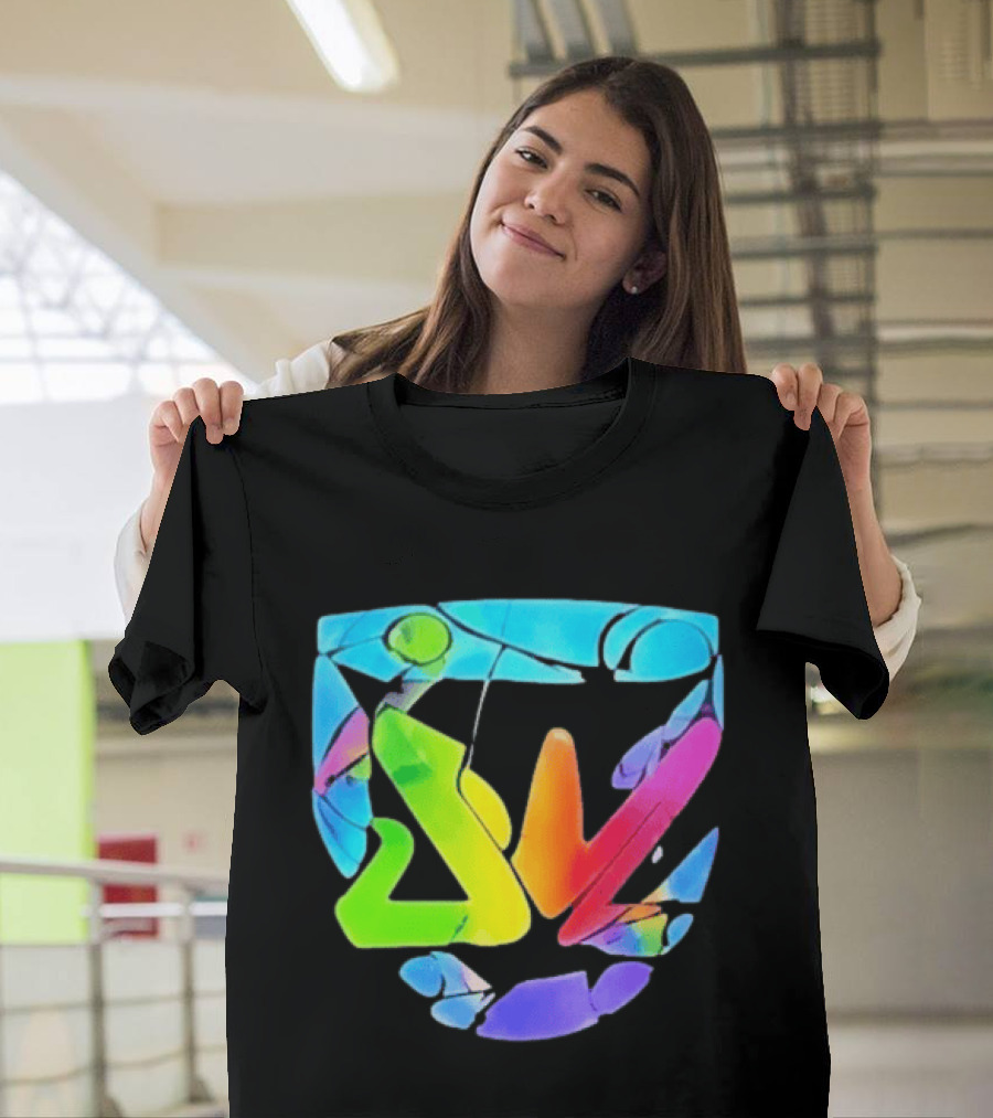 Nice France Riots 2026 Micromania Store Manager Viral Multicolor Abstract T-Shirt
