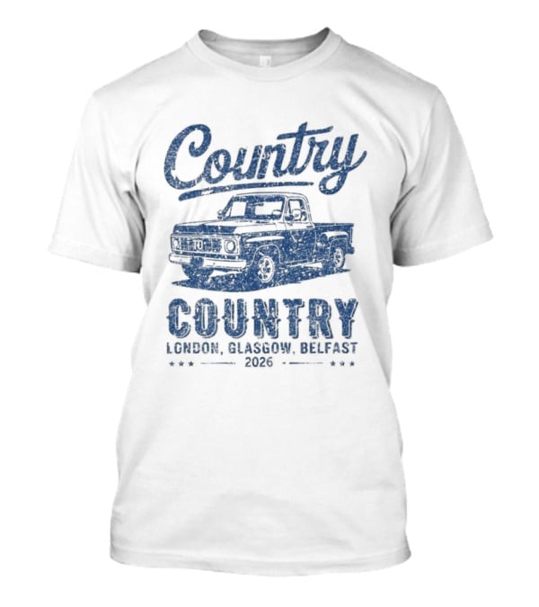 Country Pick Up London Glasgow Belfast 2023 T-Shirt