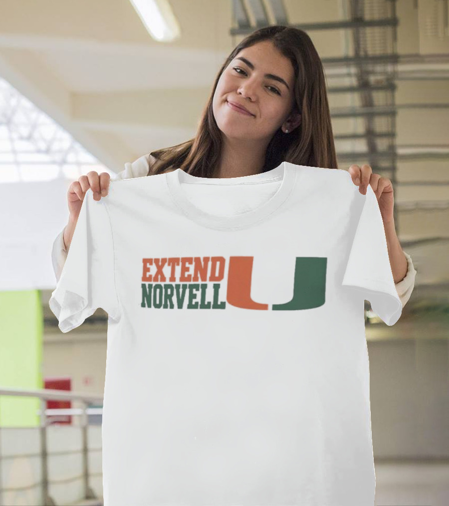 Extend Norvell Miami Hurricanes U T-Shirt