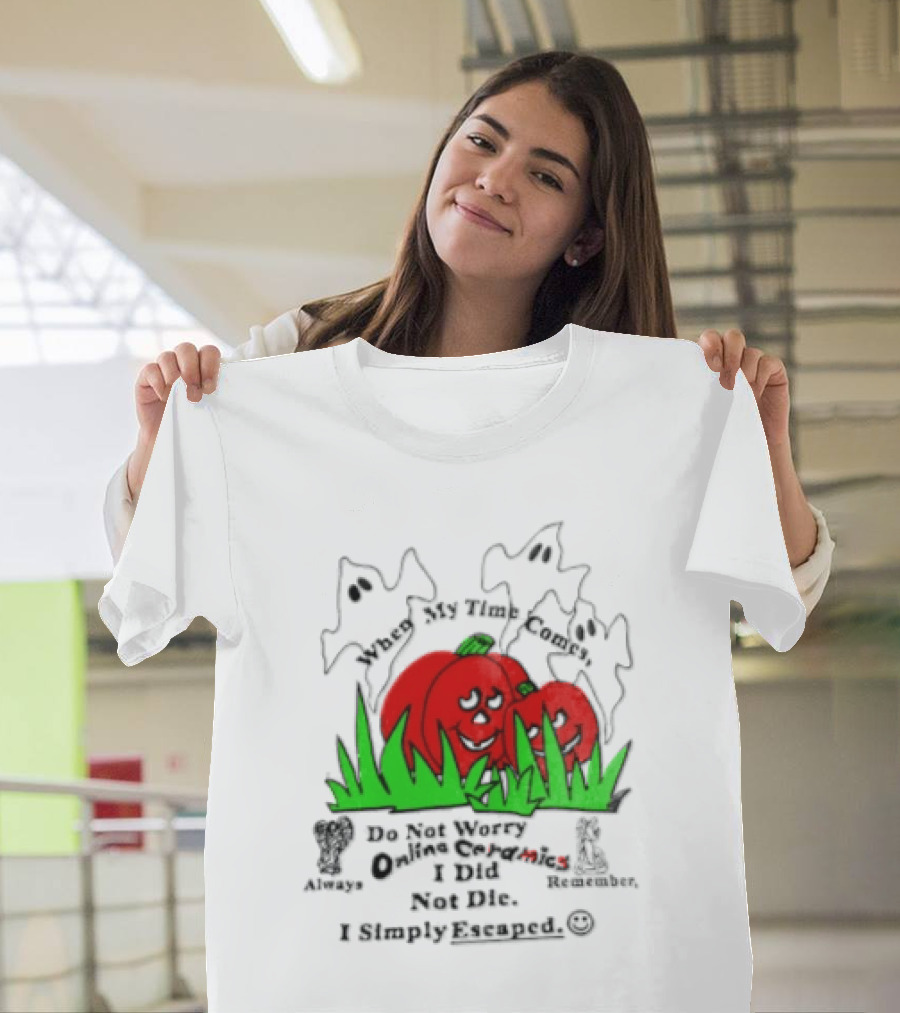 Online Ceramics Halloween You're Not Alone Felt This I Simply Cannot T-Shirt