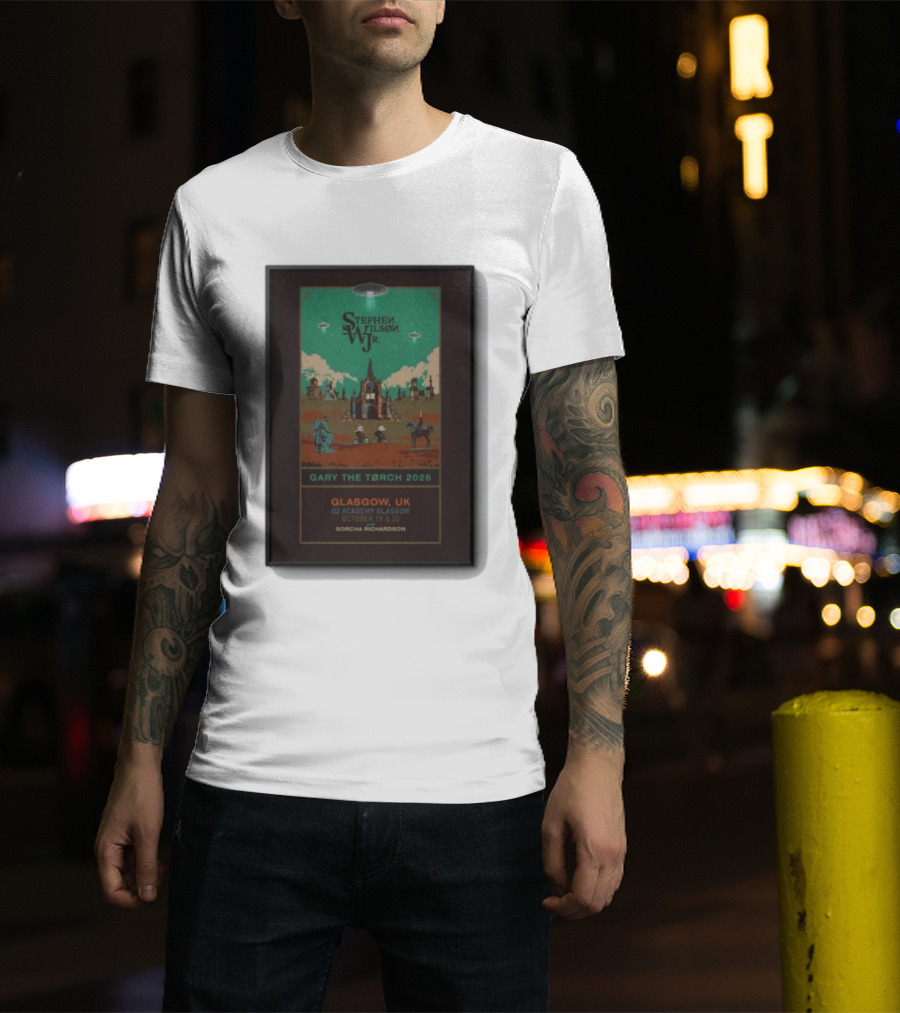 Stephen Wilson Jr. Gary The Torch 2026 Glasgow UK 02 Academy October 19 20 Sorcha Richardson T-Shirt