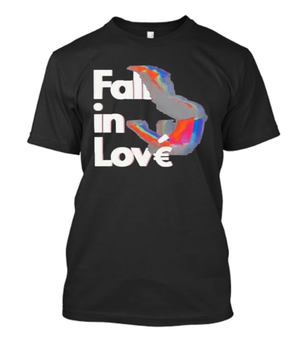 Fall In Love Rainbow Abstract T-Shirt