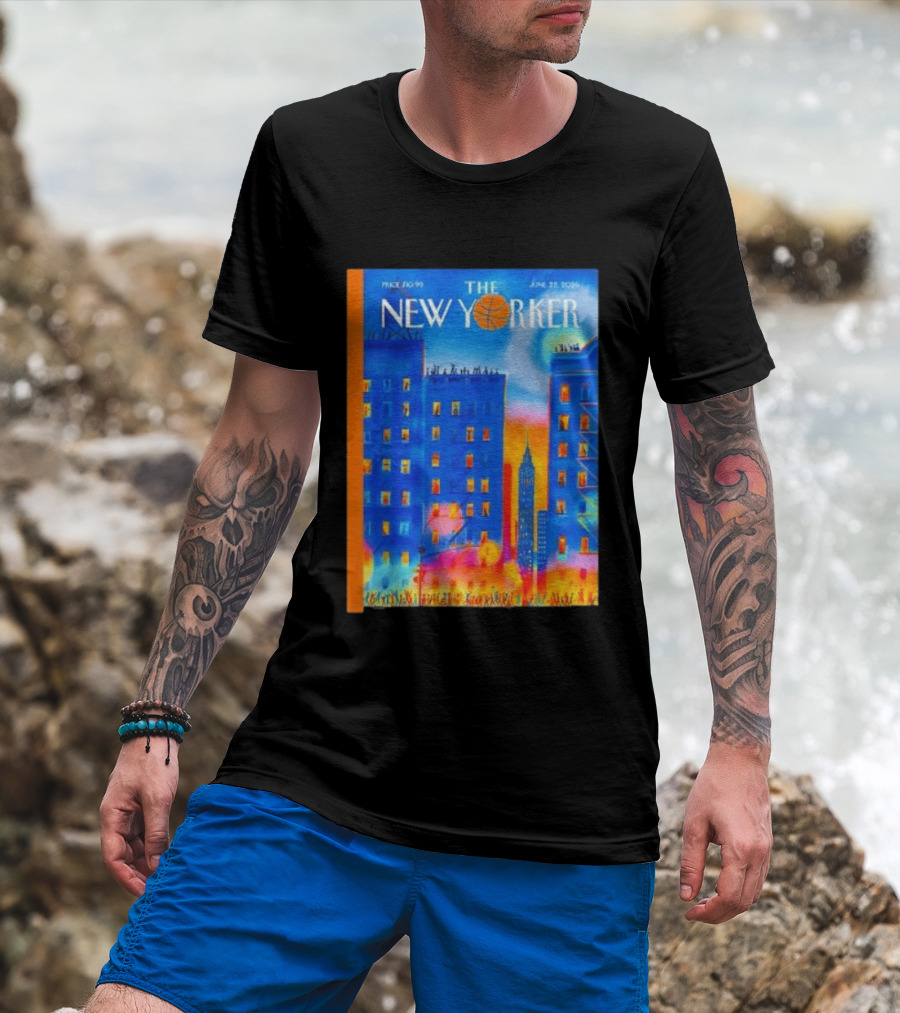 Pierre Emmanuel Lyet The New Yorker June 12 2023 Basketball Art Cover T-Shirt