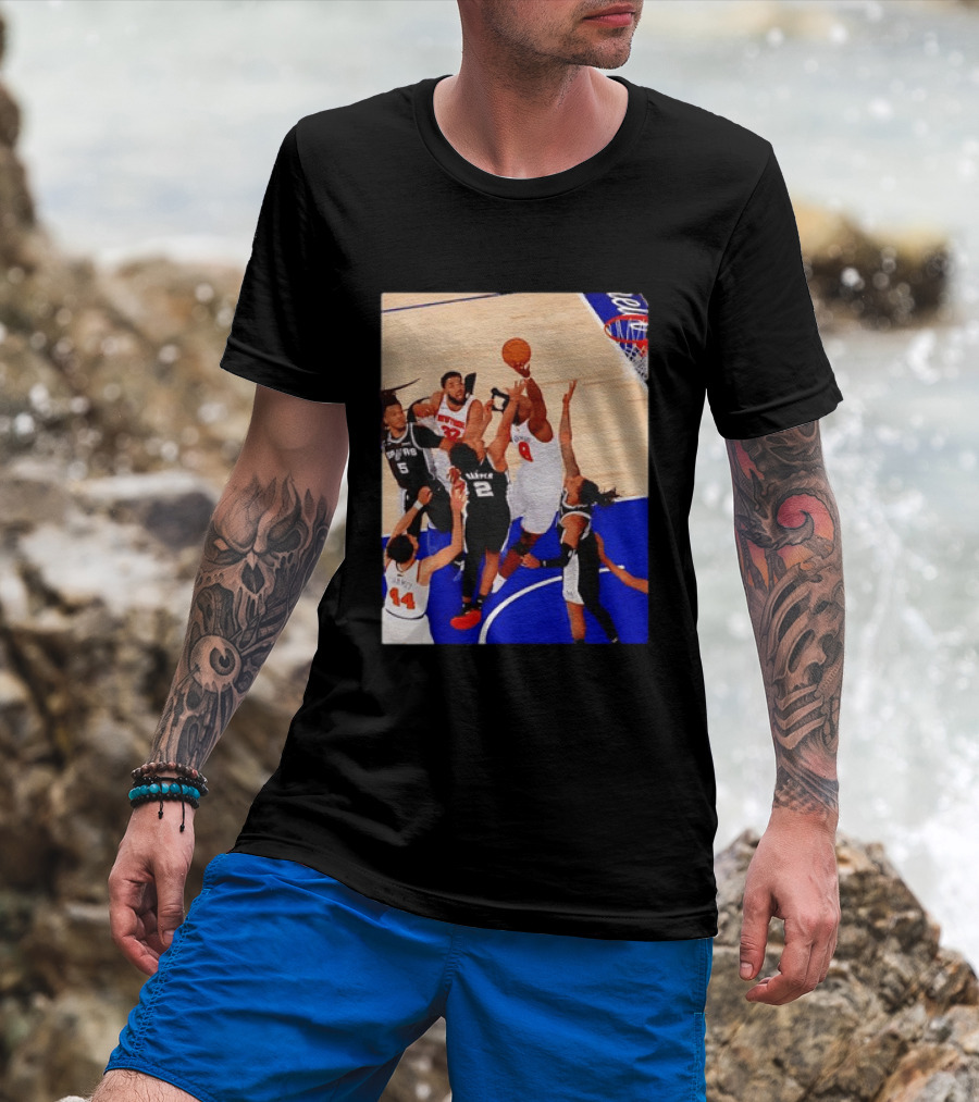The Putback With OG Knicks Dunking Against Spurs T-Shirt